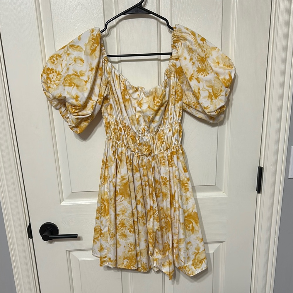 Floral off-the-shoulder Dress